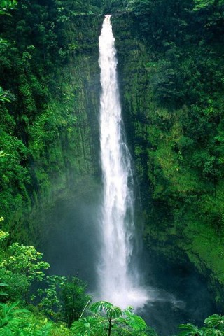 Картинки на телефон водопады и водопад - самые красивые 7
