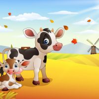 Красивые картинки коровы для детей и малышей - сборка 19