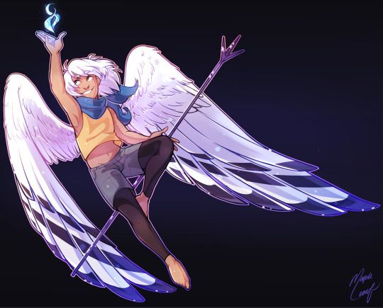 Красивые картинки на аву человек или ангел с крыльями - сборка 3