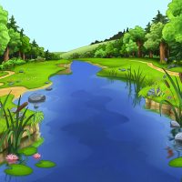 Красивые картинки реки для детей - увлекательная сборка 7