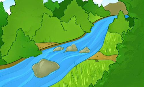 Красивые картинки реки для детей - увлекательная сборка 8