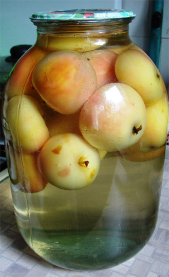 Как правильно варить компот из свежих или сушеных яблок - рецепт 1