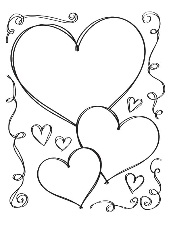 Классные и красивые картинки для срисовки сердечки и сердца - сборка 1