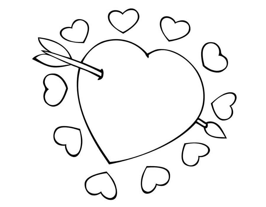Классные и красивые картинки для срисовки сердечки и сердца - сборка 12
