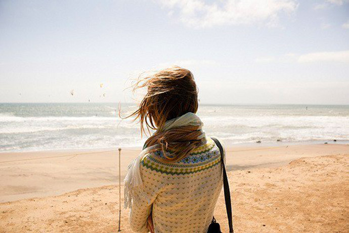 Красивые картинки на аву девушки, море, пляж, вода - подборка 3