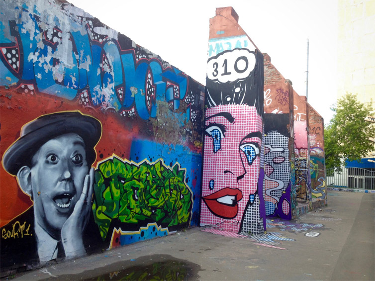Крутые стрит-арт граффити, картинки граффити - прикольная сборка 15