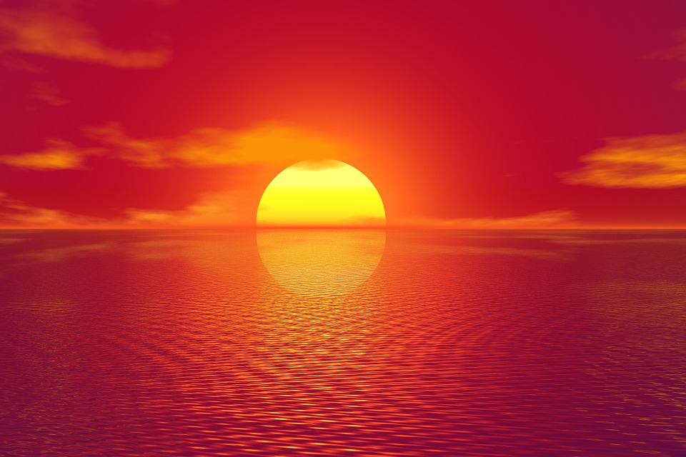 Невероятный и красивый закат Солнца летом - картинки и изображения 7