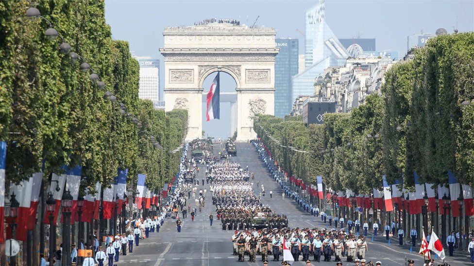 Фото день взятия бастилии в париже