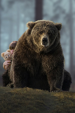 Картинки на телефон медведи, аватарки с медведями - подборка 5