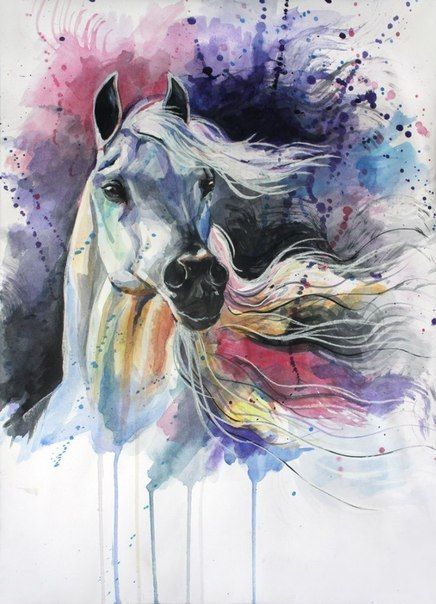 Красивые картинки для срисовки карандашом лошади или пони 17
