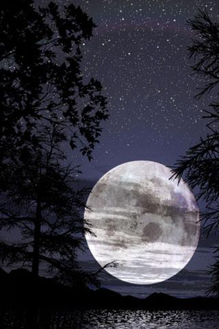 Невероятные и необычные картинки, фото луны на телефон на заставку 16