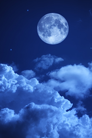 Невероятные и необычные картинки, фото луны на телефон на заставку 3