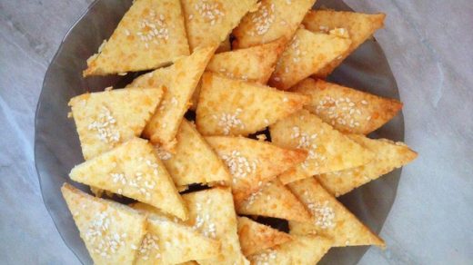 Как приготовить вкусное печенье Тающие треугольники - рецепт 1