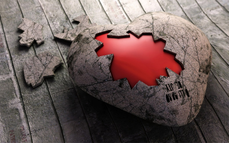 Красивые и интересные картинки со смыслом про разбитое сердце 13