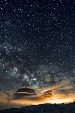 Красивые и прикольные картинки на телефон ночное небо - сборка 10