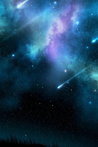 Красивые и прикольные картинки на телефон ночное небо - сборка 12