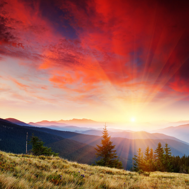 Красивые и удивительные картинки, фото Восход Солнца - подборка 6