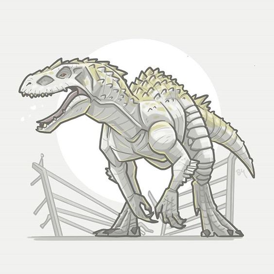 Очень красивые картинки динозавров для срисовки - подборка 20