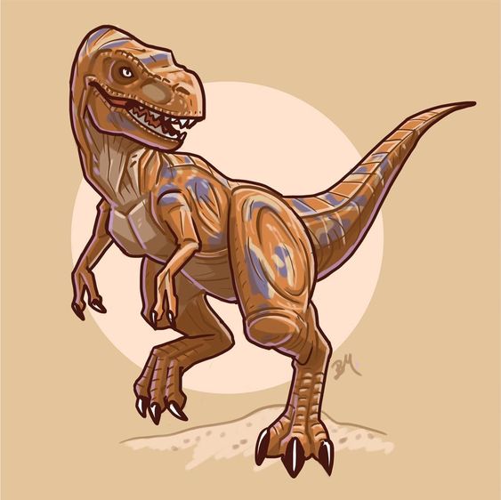 Очень красивые картинки динозавров для срисовки - подборка 4