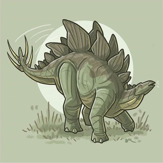 Очень красивые картинки динозавров для срисовки - подборка 6
