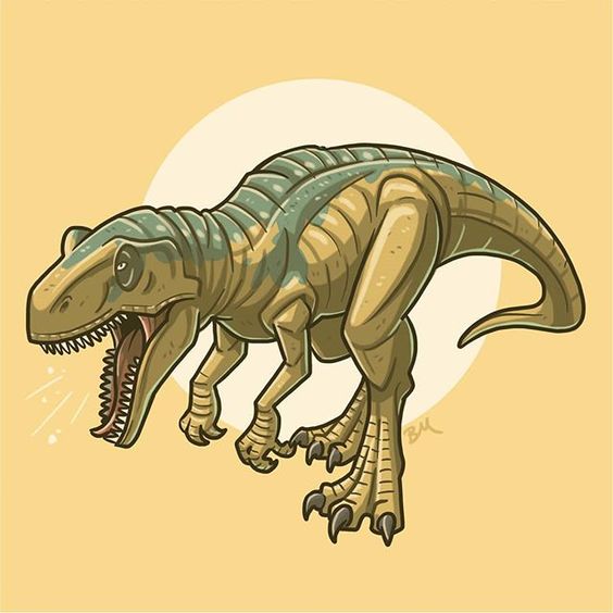 Очень красивые картинки динозавров для срисовки - подборка 7