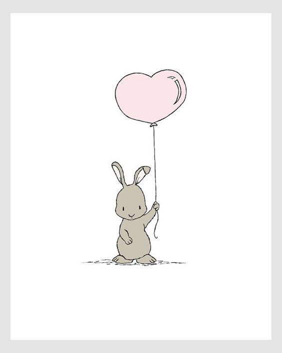 Красивые и простые рисунки, картинки кроликов для срисовки - сборка 12