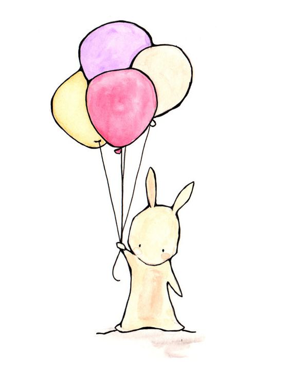 Красивые и простые рисунки, картинки кроликов для срисовки - сборка 7