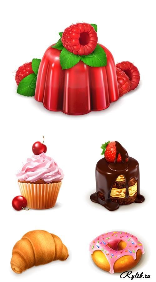 Прикольные и красивые арт-картинки сладостей и вкусностей - сборка 16
