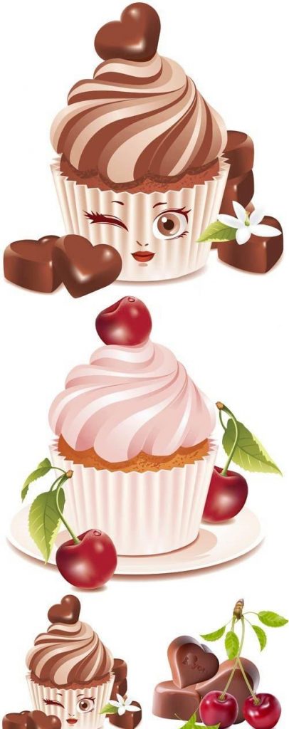 Прикольные и красивые арт-картинки сладостей и вкусностей - сборка 27
