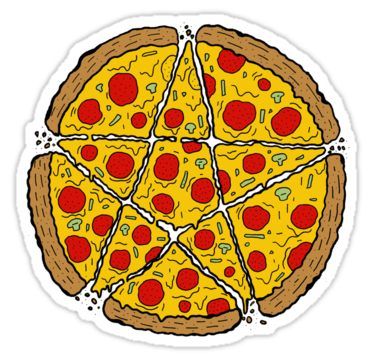Прикольные и необычные картинки пиццы для срисовки - сборка 13