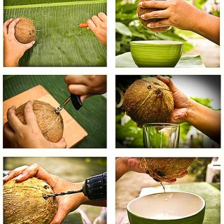 Как легко открыть кокос дома Инструкция, чтобы открыть кокос 1
