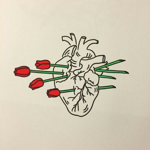 Красивые картинки Сердца для срисовки - самые необычные 11