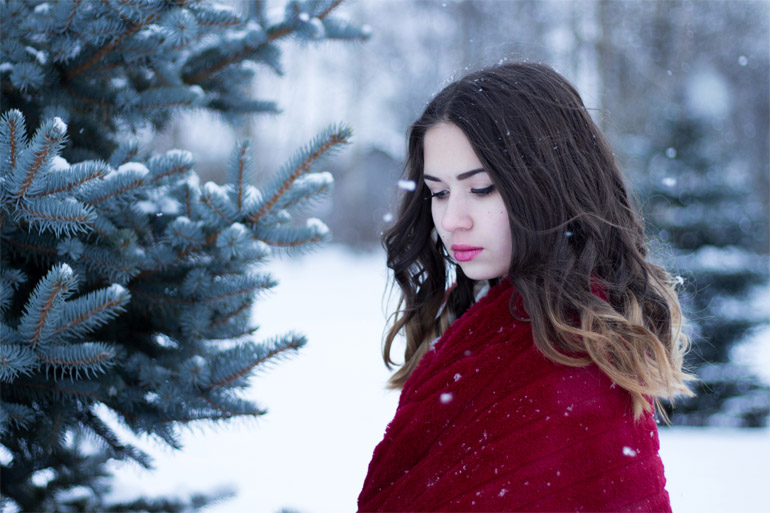 Девушка-зима - удивительные арт картинки, фото, подборка 1
