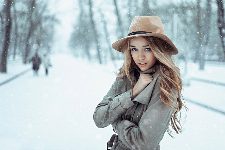Девушка-зима - удивительные арт картинки, фото, подборка 10