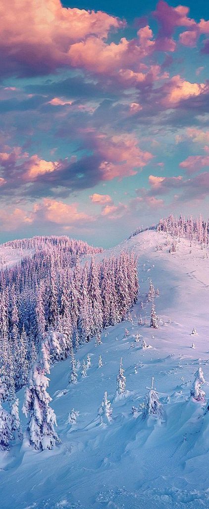 Красивые и красочные картинки зимы на телефон на заставку 2