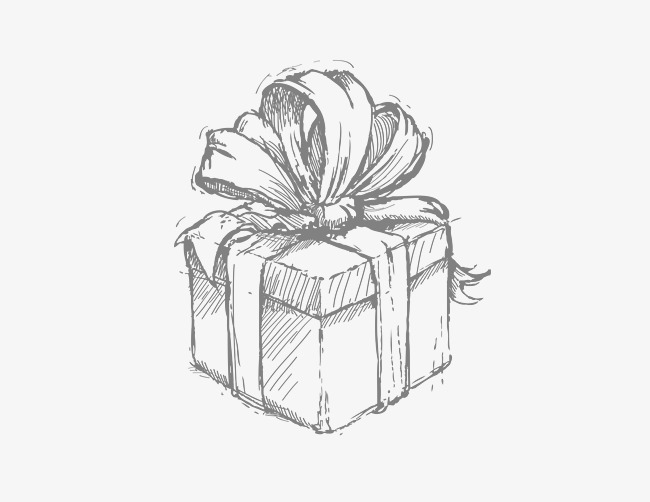 Красивые картинки и рисунки подарков или подарка для срисовки 6
