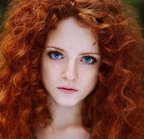 Красивые фото, картинки девушек с рыжими волосами - подборка 24