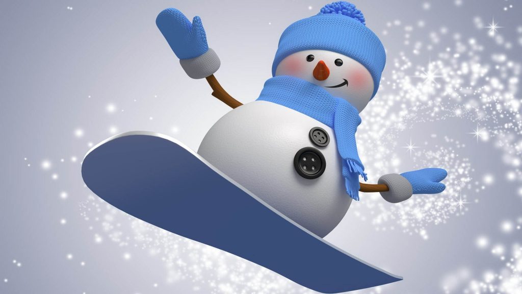 Красивый снеговик - картинки и рисунки. Подборка картинок снеговиков 4