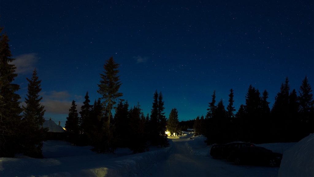 Зимняя ночь картинки красивые и удивительные - подборка 20 фото 16