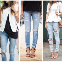 Как носить рваные джинсы, с чем они лучше всего сочетаются 1
