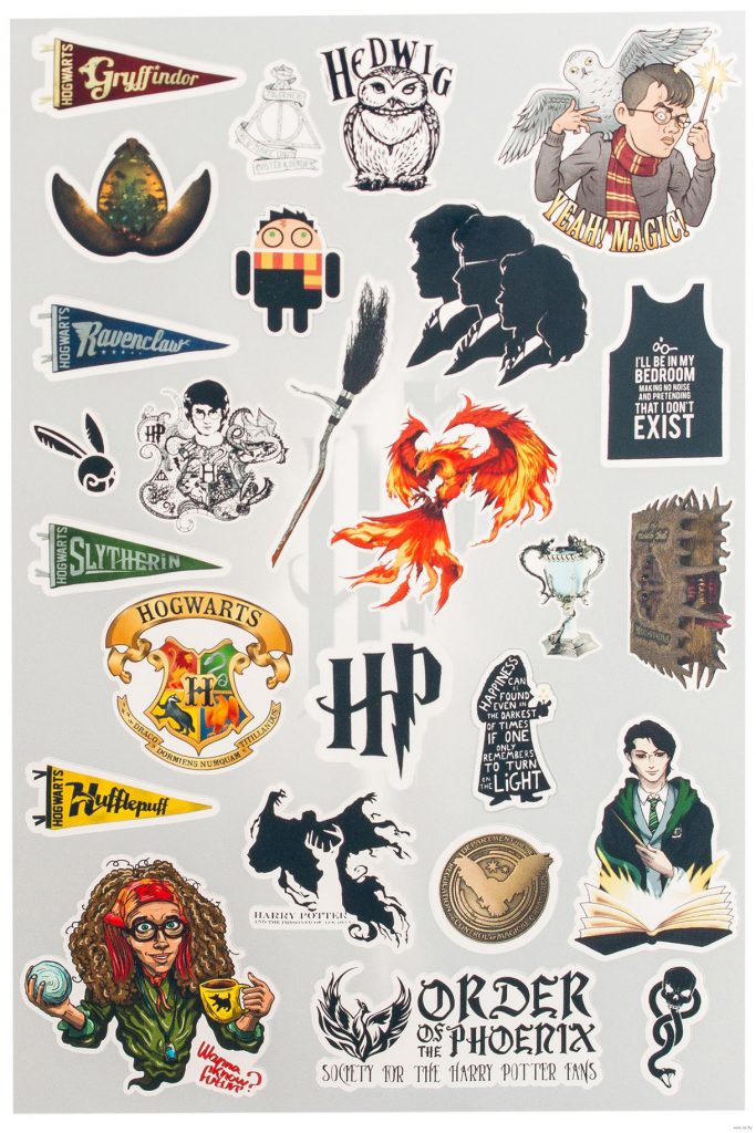 Красивые стикеры и наклейки Гарри Поттер - коллекция 46 картинок 39