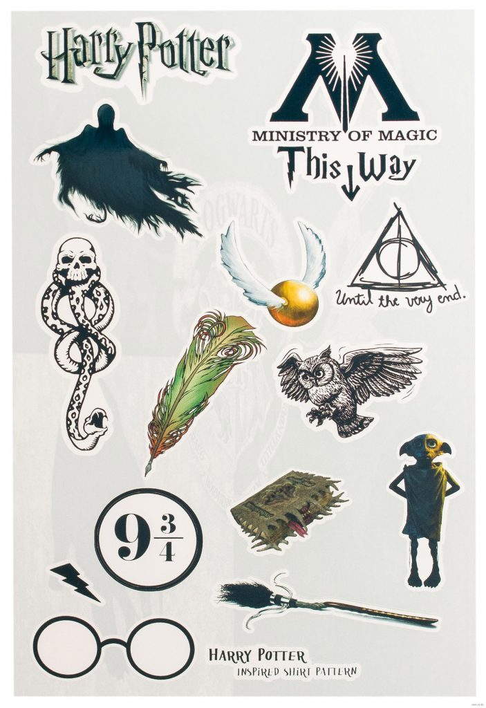 Красивые стикеры и наклейки Гарри Поттер - коллекция 46 картинок 5