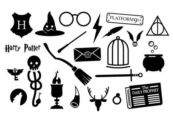 Красивые стикеры и наклейки Гарри Поттер - коллекция 46 картинок 7