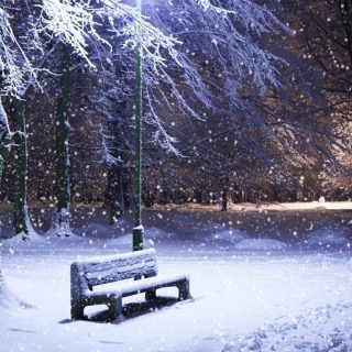 Падающий снег - красивые картинки и обои на рабочий стол 17