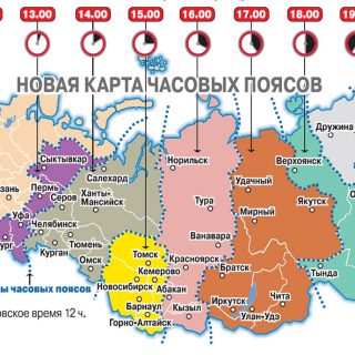 Сколько часовых поясов в России Часовые пояса России 1