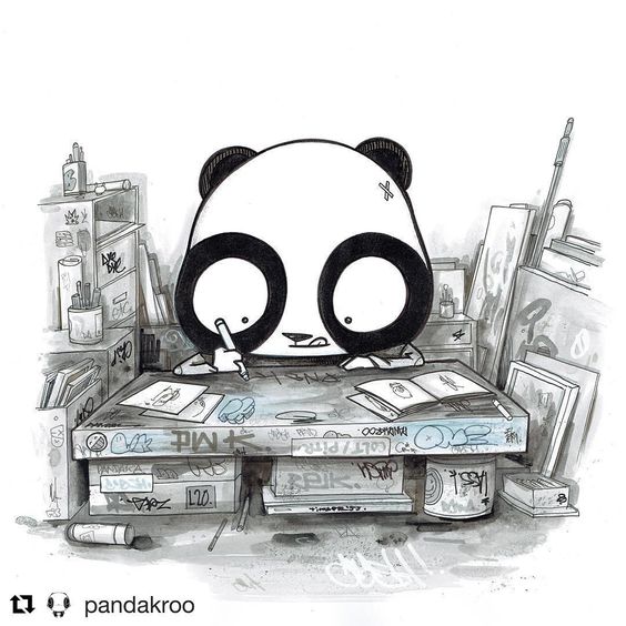 Красивые картинки и изображения панды, панд - подборка артов 5