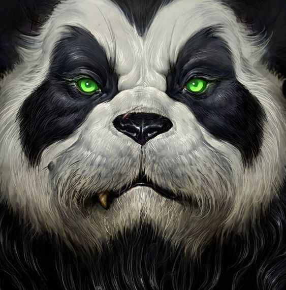 Красивые картинки и изображения панды, панд - подборка артов 6