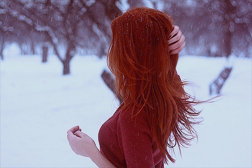Красивые фото рыжей девушки на аву в ВКонтакте - 20 картинок (11)