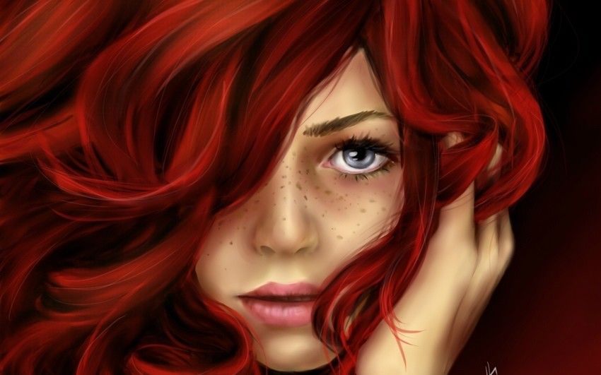 Красивые фото рыжей девушки на аву в ВКонтакте - 20 картинок (15)