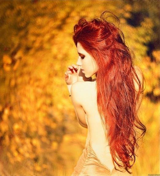 Рыжие волосы без лица: оригинальные образы (30 фото) ✂ Для Роста Волос